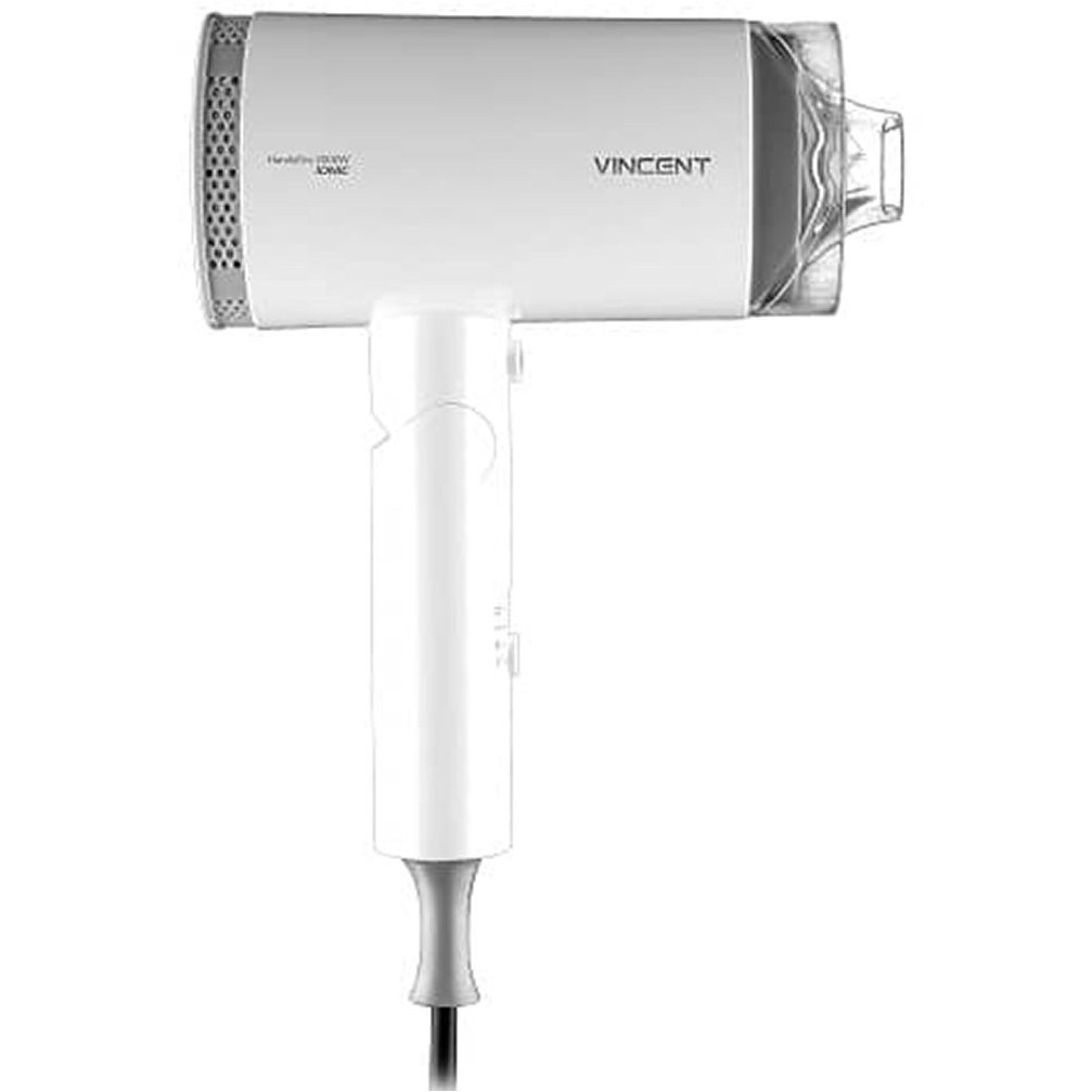 سشوار وینسنت مدل HD3120 با قابلیت باد سرد و متمرکزکننده