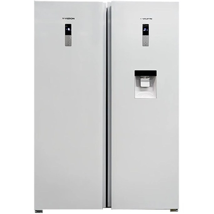 یخچال فریزر دوقلو ایکس ویژن مدل KTR630/KTF630 ظرفیت A+ رنگ سفید و نقره ای